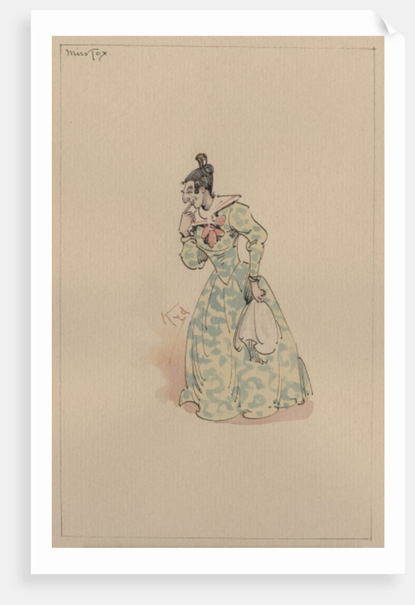 Miss Lucretia Tox, c.1920s by Joseph Clayton Clarke