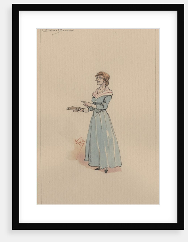 Miss Cornelia Blimber, c.1920s by Joseph Clayton Clarke