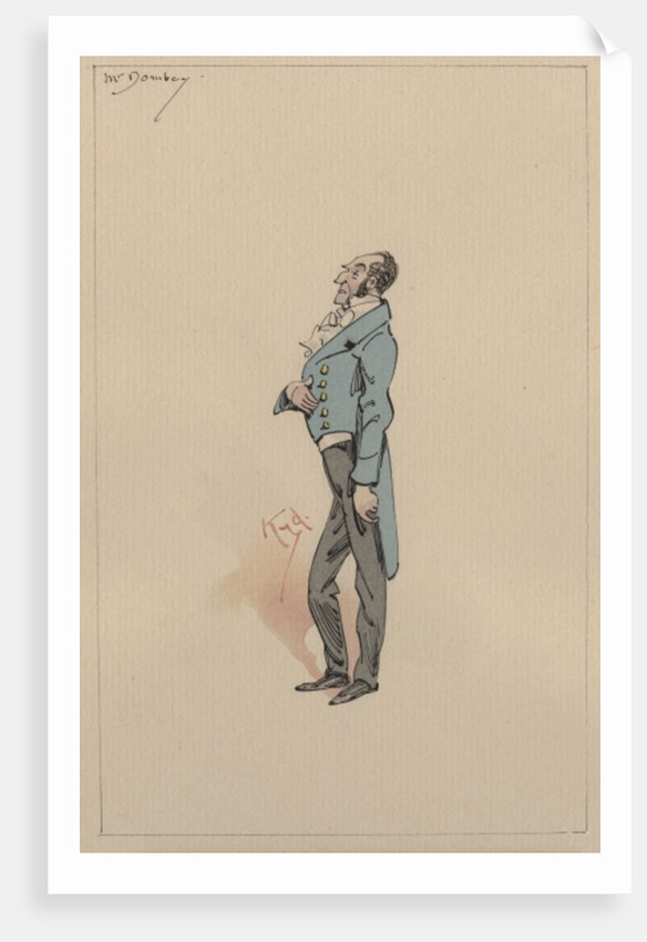 Mr Paul Dombey, c.1920s by Joseph Clayton Clarke