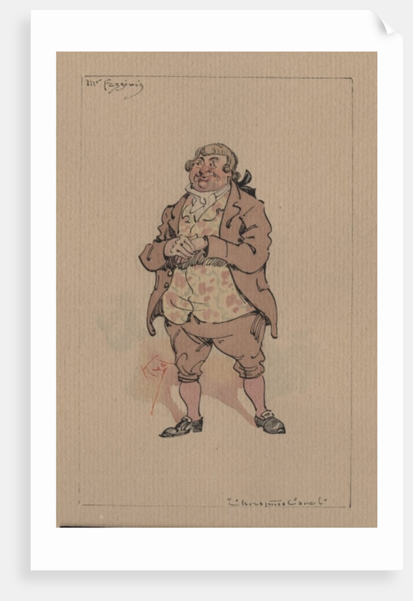 Mr Fezziwig - A Christmas Carol, c.1920s by Joseph Clayton Clarke