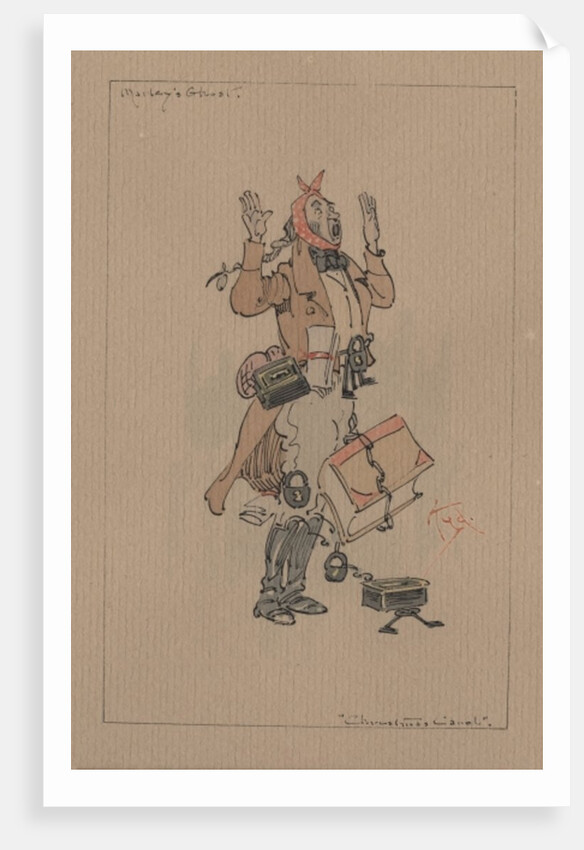 Marley's Ghost - A Christmas Carol, c.1920s by Joseph Clayton Clarke