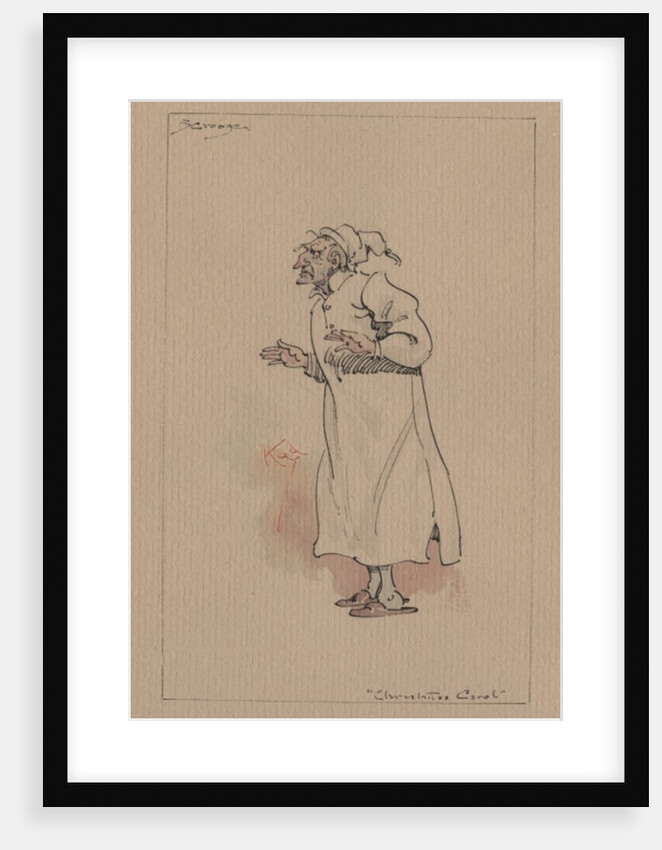 Ebenezer Scrooge - A Christmas Carol, c.1920s by Joseph Clayton Clarke