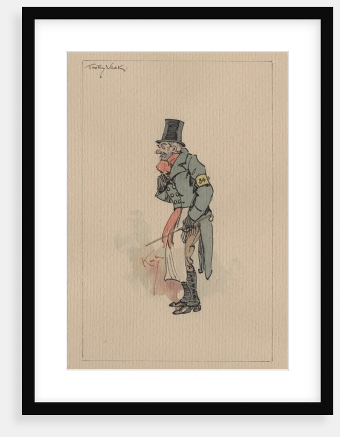 Trotty Veck - The Chimes, c.1920s by Joseph Clayton Clarke