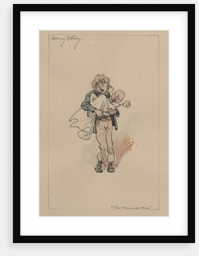 Johnny Tellerby - The Haunted Man and the Ghost's Bargain, c.1920s by Joseph Clayton Clarke