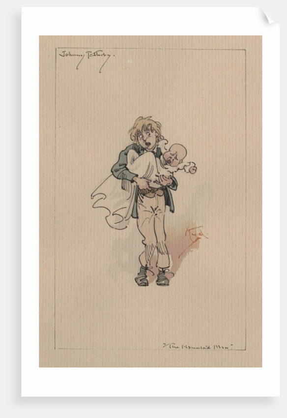 Johnny Tellerby - The Haunted Man and the Ghost's Bargain, c.1920s by Joseph Clayton Clarke