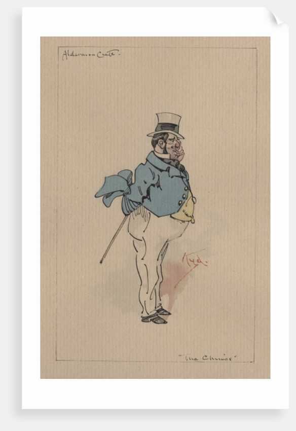 Alderman Cute - The Chimes, c.1920s by Joseph Clayton Clarke