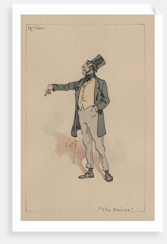 Mr Filer - The Chimes, c.1920s by Joseph Clayton Clarke