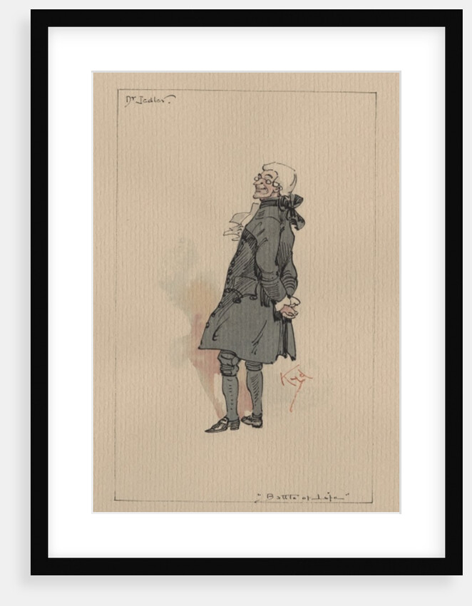 Dr Jedler - The Battle of Life, c.1920s by Joseph Clayton Clarke