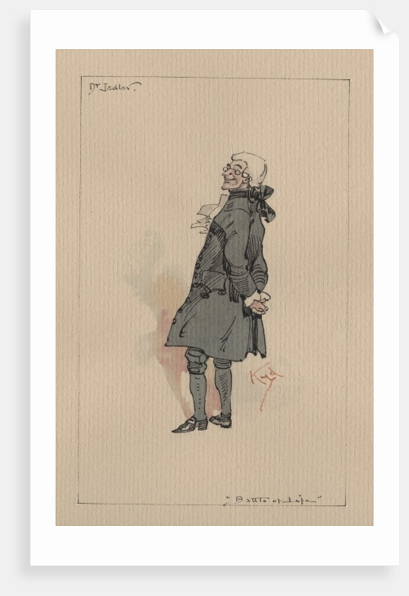 Dr Jedler - The Battle of Life, c.1920s by Joseph Clayton Clarke