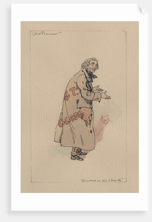 Caleb Plummer - The Cricket on the Hearth, c.1920s by Joseph Clayton Clarke