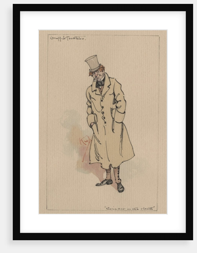 Gruff & Tackleton - The Cricket on the Hearth, c.1920s by Joseph Clayton Clarke