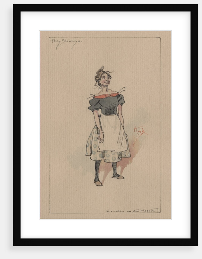 Tilly Slowboy - The Cricket on the Hearth, c.1920s by Joseph Clayton Clarke