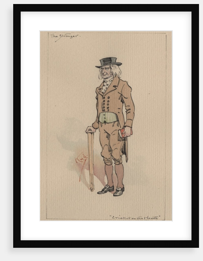 The Stranger, or Edward Plummer - The Cricket on the Hearth, c.1920s by Joseph Clayton Clarke