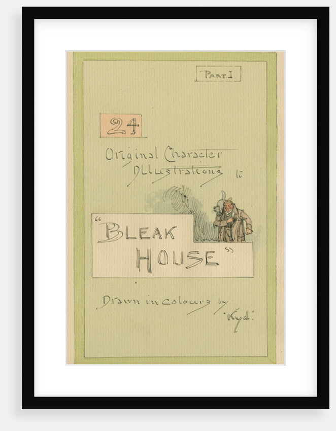 Title Page, Illustrations for 'Bleak House', Part 1, c.1920s by Joseph Clayton Clarke