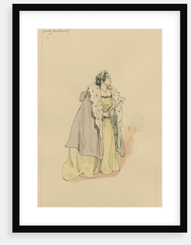 Lady Dedlock, c.1920s by Joseph Clayton Clarke