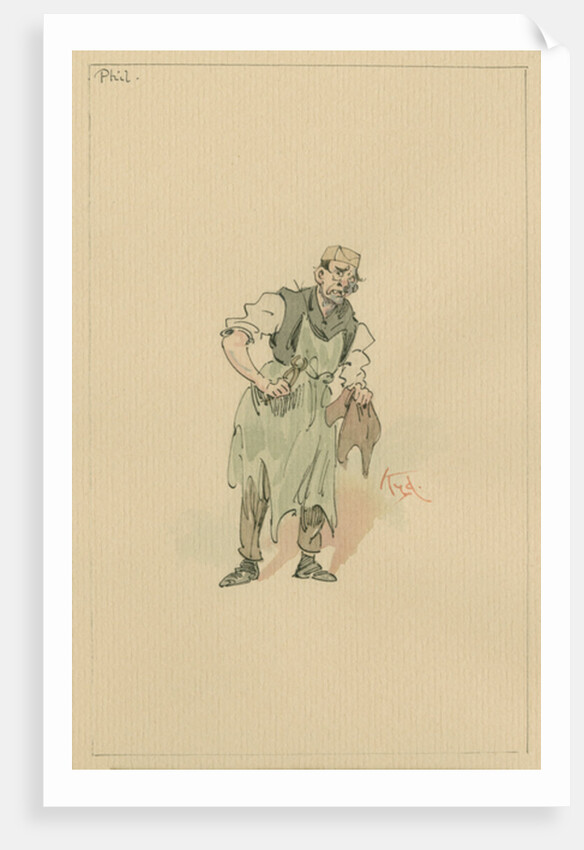 Phil Squod, c.1920s by Joseph Clayton Clarke