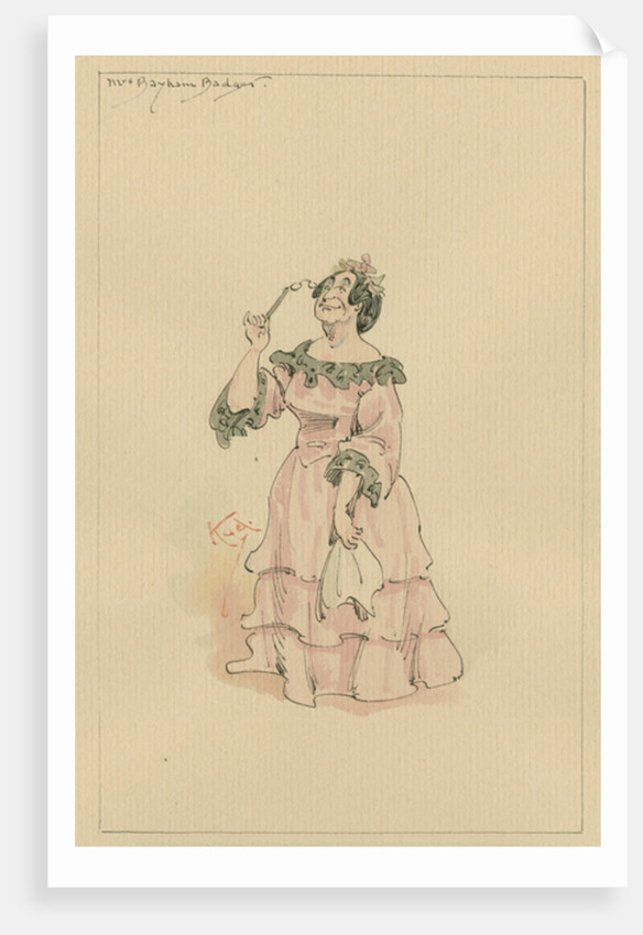 Mrs Bayham Badger, c.1920s by Joseph Clayton Clarke