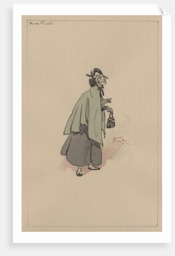 Miss Flite, c.1920s by Joseph Clayton Clarke