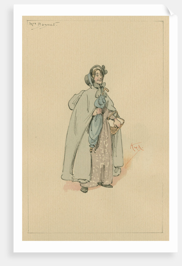 Mrs Bagnet, c.1920s by Joseph Clayton Clarke