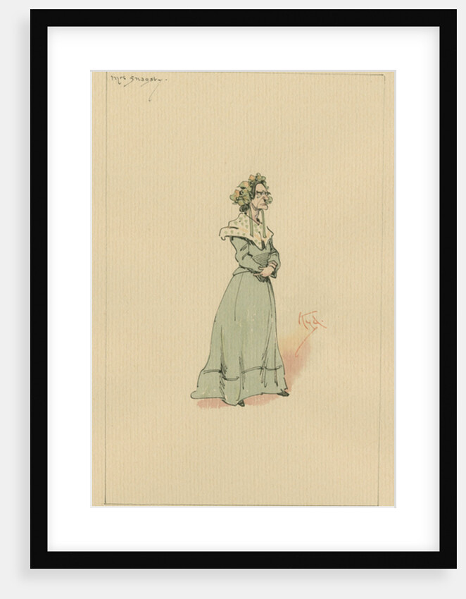 Mrs Snagsby, c.1920s by Joseph Clayton Clarke