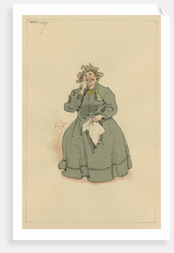 Mrs Guppy, c.1920s by Joseph Clayton Clarke