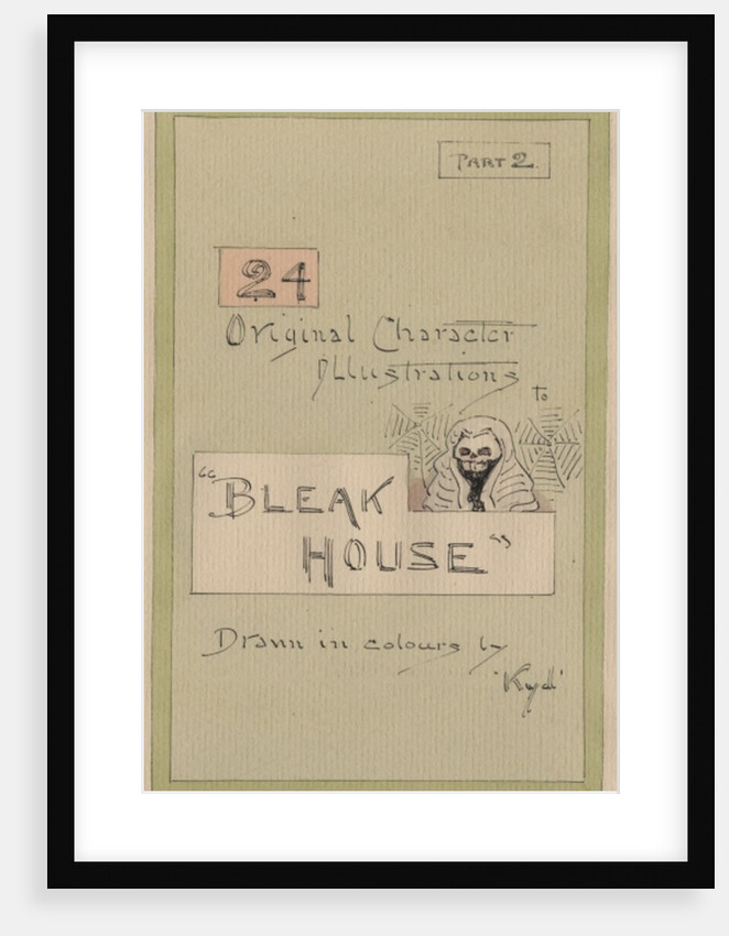 Title Page, Illustrations for 'Bleak House', Part 2, c.1920s by Joseph Clayton Clarke