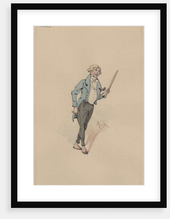 Prince Turveydrop, c.1920s by Joseph Clayton Clarke