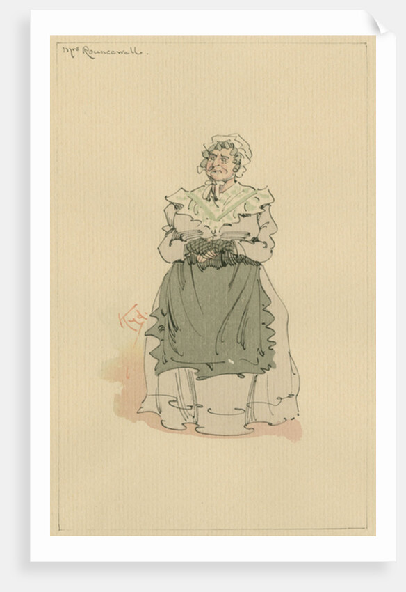 Mrs Rouncewell, c.1920s by Joseph Clayton Clarke