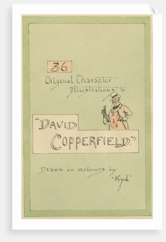 Title Page, Illustrations for 'David Copperfield', c.1920s by Joseph Clayton Clarke