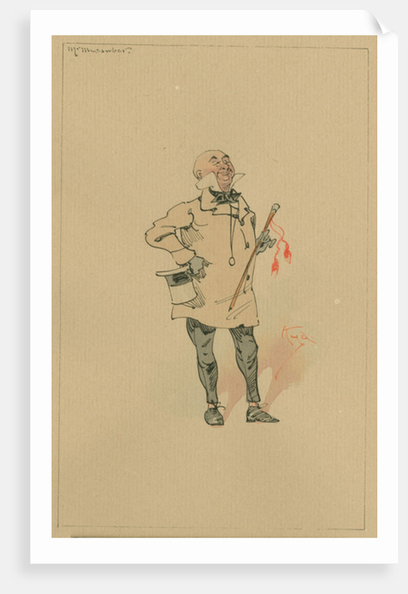 Mr Micawber, c.1920s by Joseph Clayton Clarke