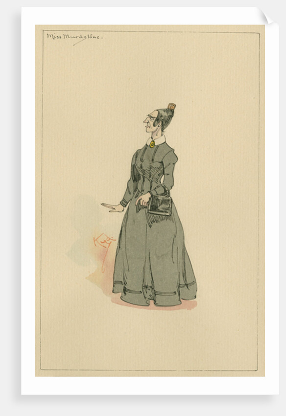 Miss Murdstone, c.1920s by Joseph Clayton Clarke