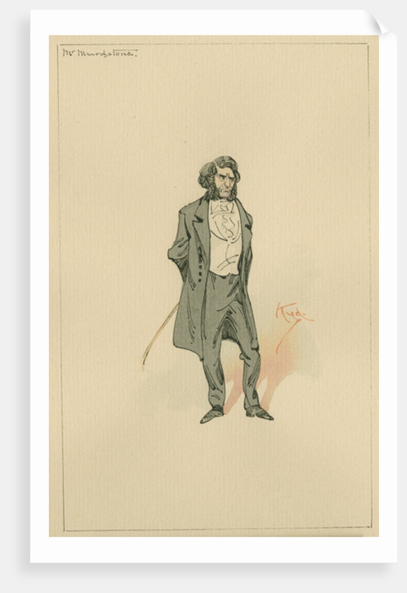 Mr Murdstone, c.1920s by Joseph Clayton Clarke