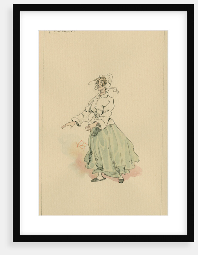 Mrs Micawber, c.1920s by Joseph Clayton Clarke