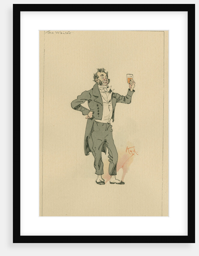 The Waiter, c.1920s by Joseph Clayton Clarke