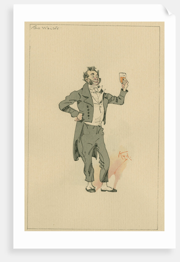 The Waiter, c.1920s by Joseph Clayton Clarke