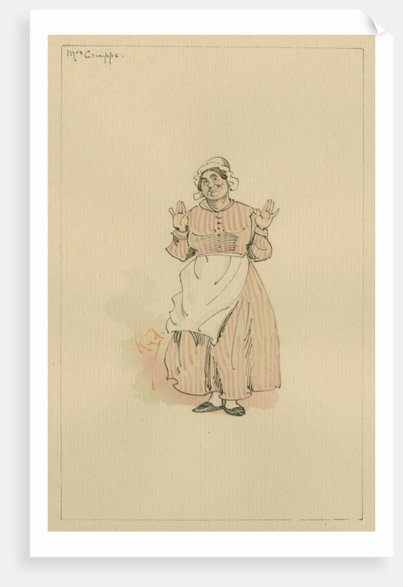 Mrs Crupps, c.1920s by Joseph Clayton Clarke