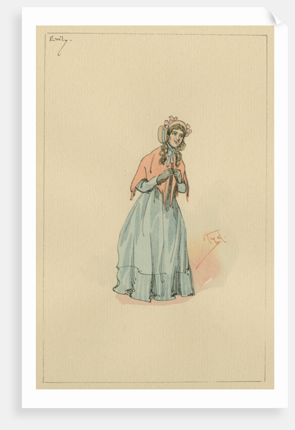 Emily, c.1920s by Joseph Clayton Clarke