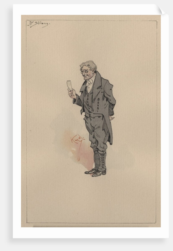 Dr Strong, c.1920s by Joseph Clayton Clarke