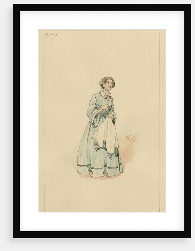 Agnes Wickfield, c.1920s by Joseph Clayton Clarke