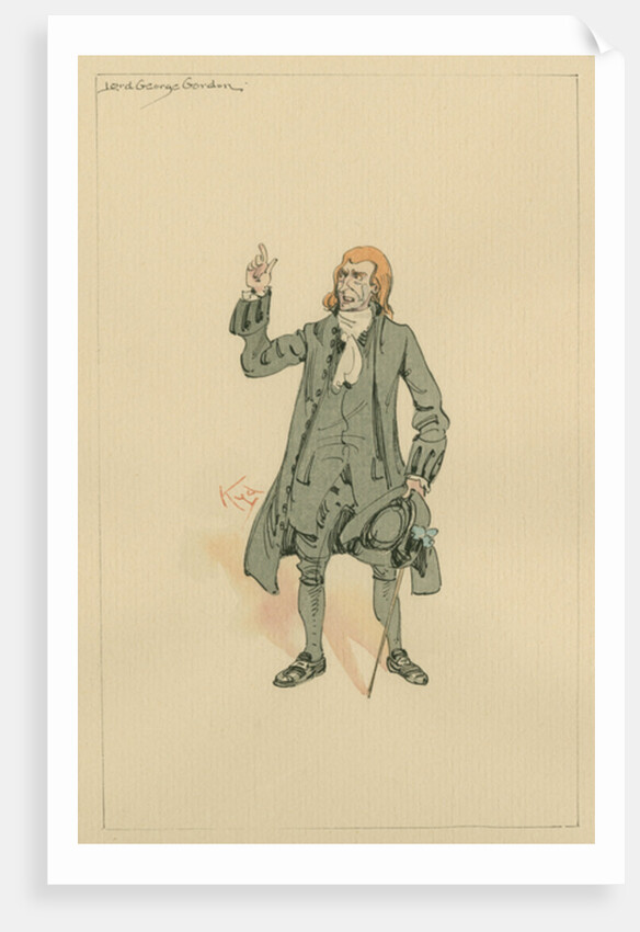 Lord George Gordon, c.1920s by Joseph Clayton Clarke