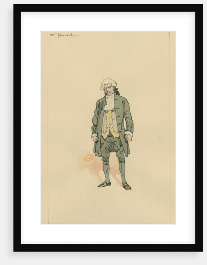 Mr Geoffrey Haredale, c.1920s by Joseph Clayton Clarke