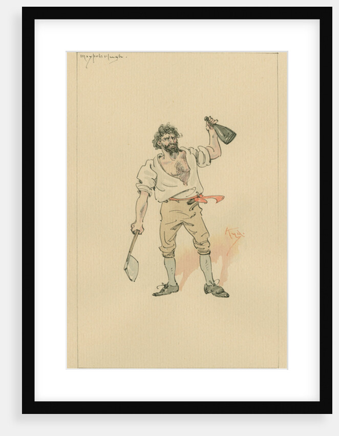 Maypole Hugh, c.1920s by Joseph Clayton Clarke