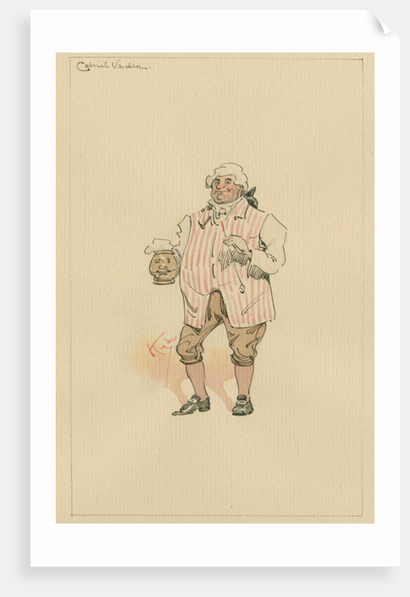 Gabriel Varden, c.1920s by Joseph Clayton Clarke