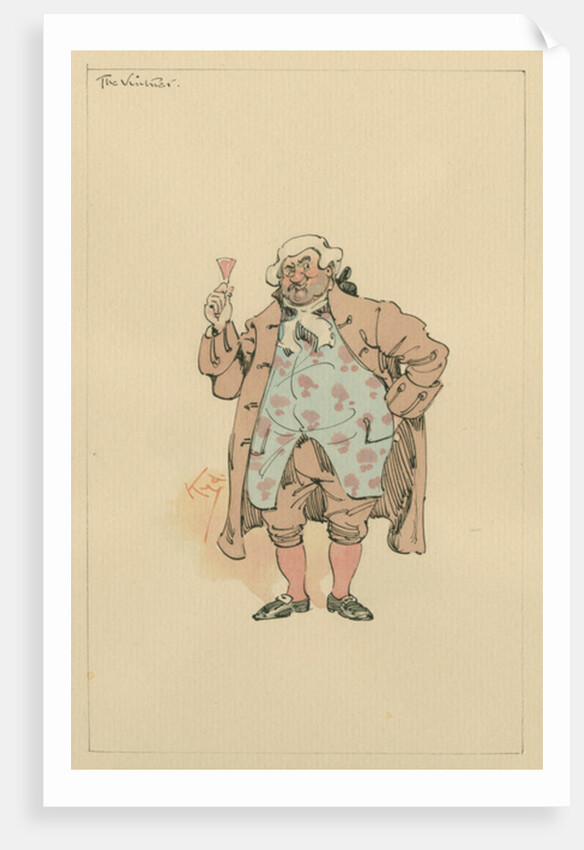 The Vintner, c.1920s by Joseph Clayton Clarke