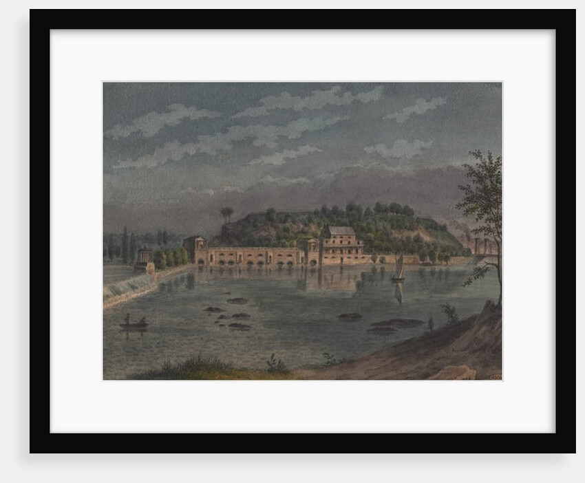 Fairmount Waterworks, Philadelphia, PA, 1848 by Augustus Kollner