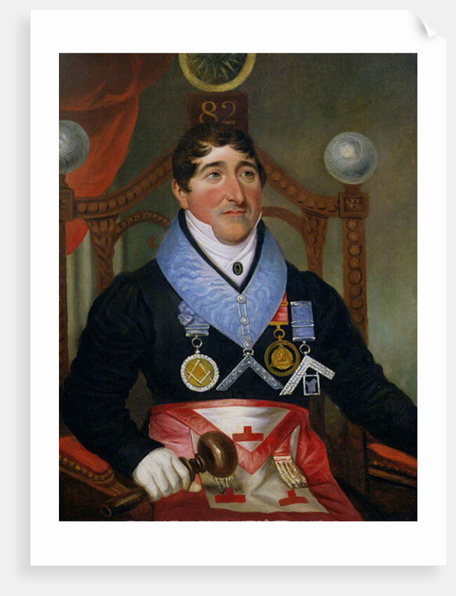 Portrait of John James Howell Coe, 1820s by English School