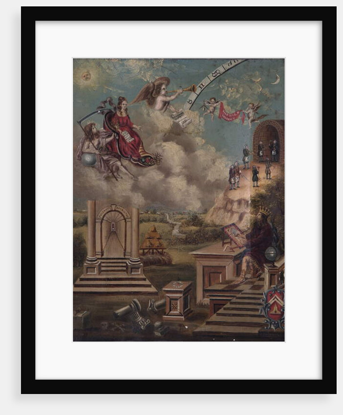 The Mysteries that Here Are Shown, Are Only to a Mason Known, 18th century by J. Gruttenden