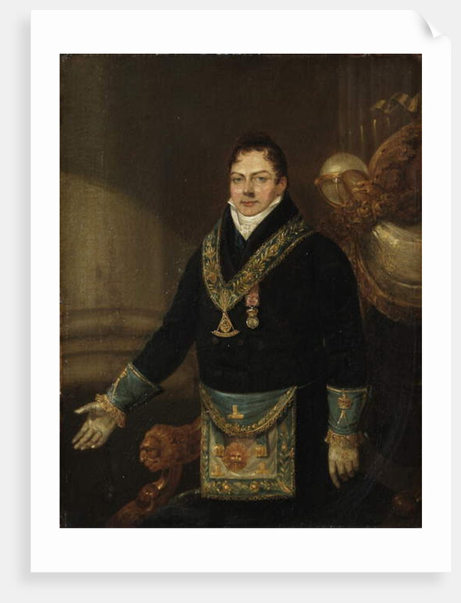 Augustus Frederick, Duke of Sussex as Grand Master, 1827 by J. Naish