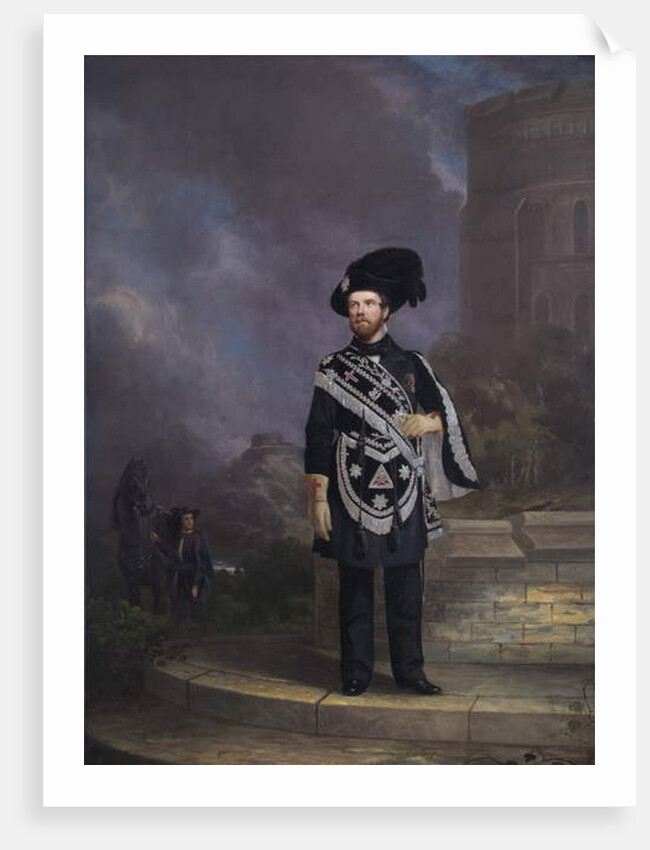 Portrait of a Masonic Knight Templar, mid 19th century by English School