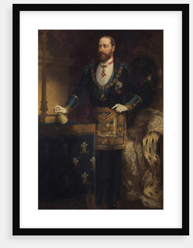 Albert Edward, Prince of Wales as Grand Master, 1885 by Chevalier Louis-William Desanges